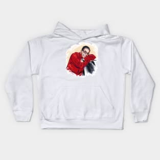 Herbie Hancock - An illustration by Paul Cemmick Kids Hoodie